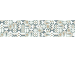 SF 52 ГЕОМЕТРИКС 3 Глянцевая стеновая панель  2800х610х6мм ALBICO