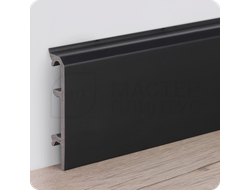 Плинтус с кабель-каналом Comfort Modern 80х16х2200 мм. Черный