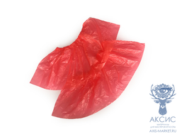 Бахилы медицинские одноразовые полиэтиленовые, розовые, 20 мкм, 50 пар