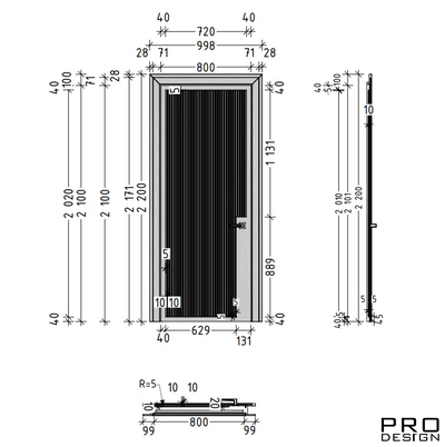 Межкомнатная дверь Eternity Classic Ампир, высота 2400 мм, ширина 1100 мм, каркас 42 мм, наружного открывания
