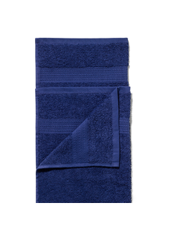 Полотенце махровое (40х70), т.синий