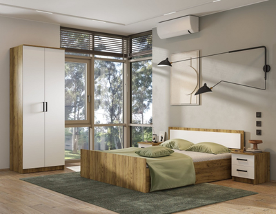 Спальный гарнитур Евро вариант 1 (Мебелони)