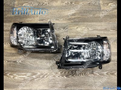 Фары Toyota Land Cruiser 100 черные