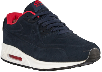 Nike Air Max 90 темно-синие с белым с мехом