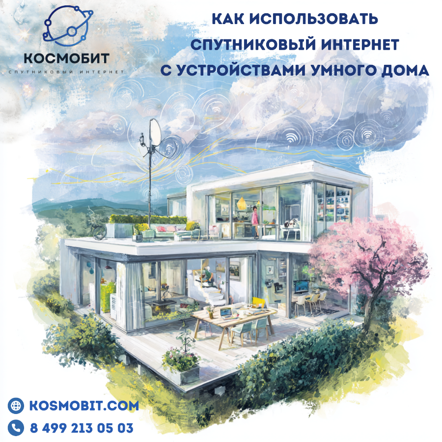 Как использовать спутниковый интернет с устройствами умного дома
