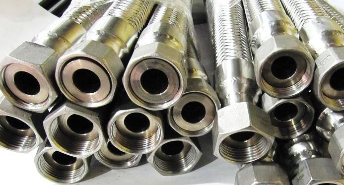 Металлорукав РВД рукав высокого давления под плоскую прокладку из нержавеющей стали