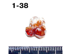 Гранат натуральный (щетка) спессартин №1-38: 2,2г - 13*12*8мм