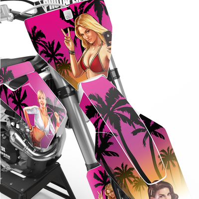 Наклейки на мотоцикл GR7 ГР7/ HUSQVARNA TE FE TX 2017-2019,  TC FC FS 2017-2018 #5725-3