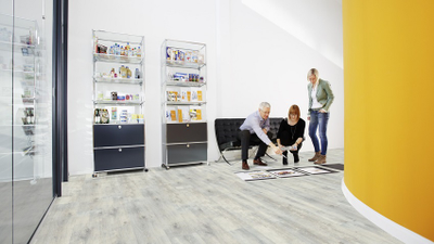 Биополы Wineo PURLINE 1000 wood Arctic Oak PL008R фото в интерьере