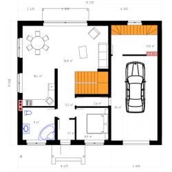 Двухэтажный дом с пятью спальнями и цокольным этажом 306м² (S13)