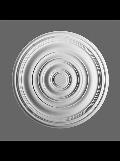 Потолочная розетка(подлюстра) с гладким профилем из полиуретана Orac Decor-Luxxus R40 диаметр 74,5см