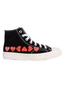 Converse Play Comme des garcons черные высокие