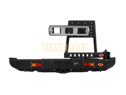 Задний силовой бампер серии Трофи на Jeep Wrangler JК 2007-2018 (03.113.04)