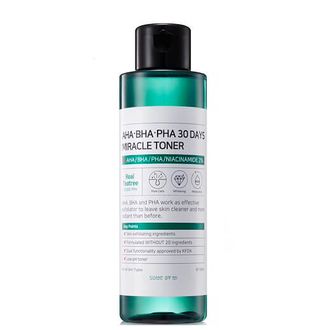 Кислотный очищающий тоник для проблемной кожи Some By Mi AHA-BHA-PHA 30 Days Miracle Toner