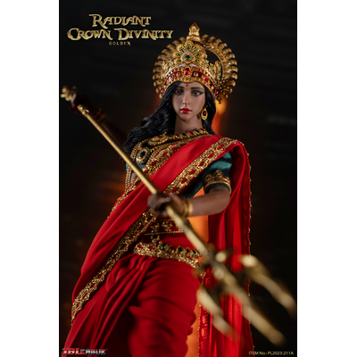 Индийская красавица в красном - Коллекционная ФИГУРКА 1/6 scale Radiant Crown Divinity Golden (PL2023-211A) - TBLeague