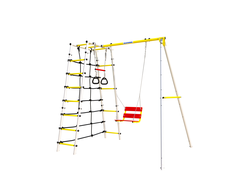 Дачный комплекс Romana D1 + ЦЕПНЫЕ качели 103.31.06 (белый/желтый) купить в Воронеже