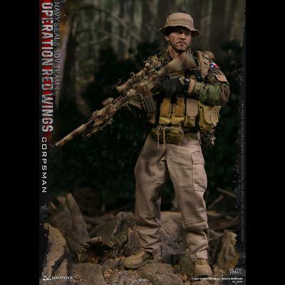 Полевой медик, операция "Красные крылья" - Коллекционная ФИГУРКА 1/6 Operation Red Wings - NAVY SEALS SDV TEAM 1 Corpsman (78084) - DAMTOYS