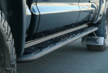 Пороги силовые BMS ALFA для Tayota Tundra Double Cab, Crew Max 2007-2021 (2 шт.)