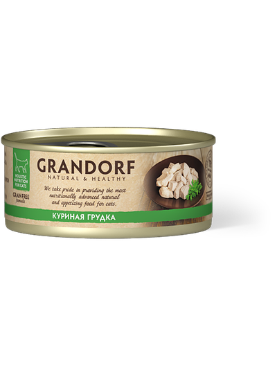 Консерва для кошек Grandorf Куриная грудка 70 г