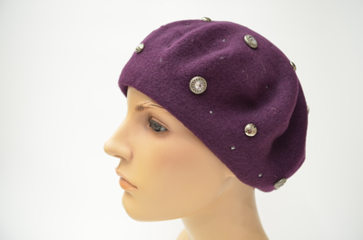 Берет Италия стразы