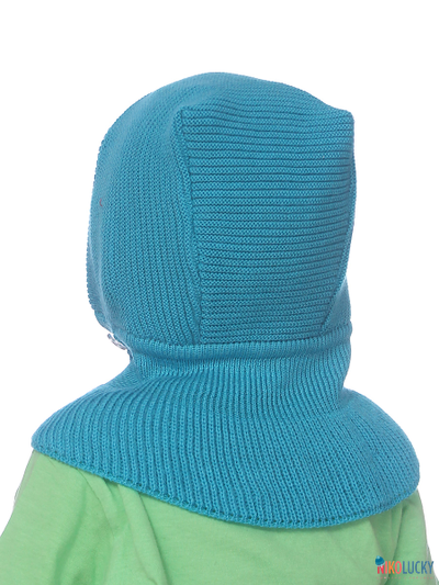 Шапка-шлем "Кроха" 20201-05, цвет бирюзовый, р. 46-48
