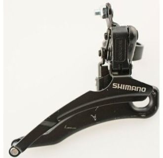 Перекл. передн. Shimano TZ31,  Touney, 6-7 ск., 28.6, 48T, ниж. тяга, с упором, AFDTZ31DS6T