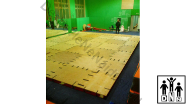 Помост на пружинах для спортивной гимнастики