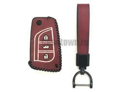 Чехол на выкидной ключ toyota rav4 (3 кнопки)