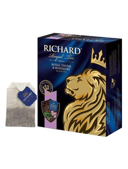 Чай Richard Royal Thyme&Rosemary черный 100 пакетиков