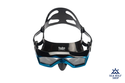 Маска для дайвинга Scuba Brothers Sigma Blue, трехстекольная