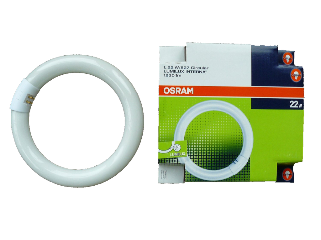 Кольцевые люминесцентные - Кольцевая энергосберегающая лампа Osram L22w .