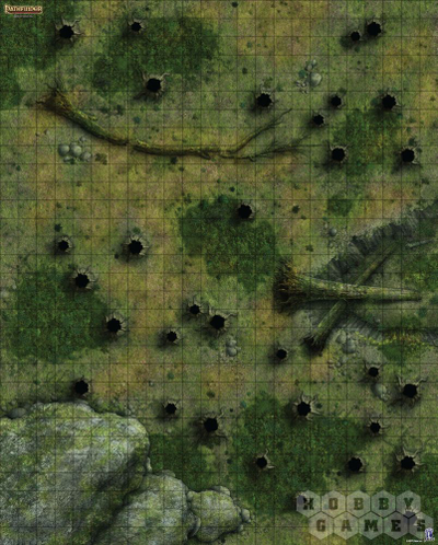 Pathfinder. Игровое поле "Дремучий лес"