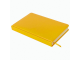 Ежедневник недатированный А5 (138х213 мм) BRAUBERG "Imperial", 160 л., кожзам, желтый, 111858