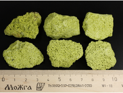 Нонтронит в ассортименте, необработанный "дикий" образец, США (28-35 мм, 8-13 г) №35038