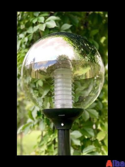 Шар 400мм с золотым напылением Светильник уличный 40см