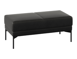 Пуф Everprof Gamma двухместный Экокожа Черный