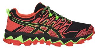 Кроссовки ASICS GEL-FUJITRABUCO7 красный/черный/неон  1011А197-600 (Размеры: 8.5; 10)