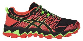 Кроссовки ASICS GEL-FUJITRABUCO7 красный/черный/неон  1011А197-600 (Размеры: 7,5; 8.5; 9; 10; 10.5)