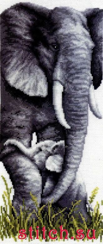 Слон и слоненок 2002/70.167  vkn