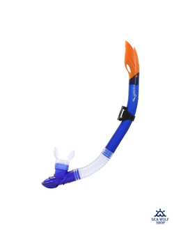 Трубка для дайвинга Primo с клапаном, синяя