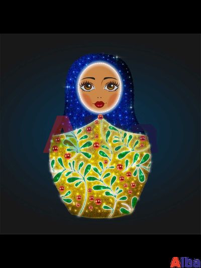 Световая фигура Матрешка-2