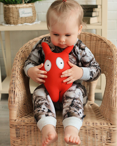 Игрушка-антистресс "Монстр красный"