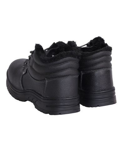 Ботинки ТИТАН, кожа, иск. мех, Нитрил