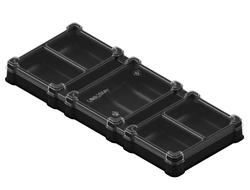 Универсальный органайзер для настольных игр "Uniq Tray System". Модуль UTS Organiser