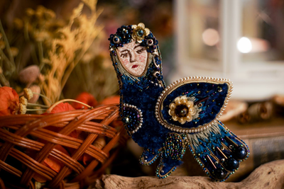 Брошь "Сирин"