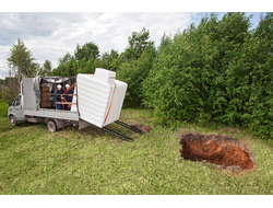 Монтаж пластиковых погребов TINGARD (Тингард)