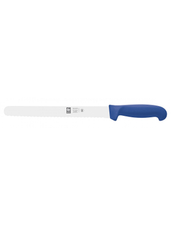 Нож для нарезки 250/400 мм. с волн. кромкой, синий PRACTICA Icel /1/6/