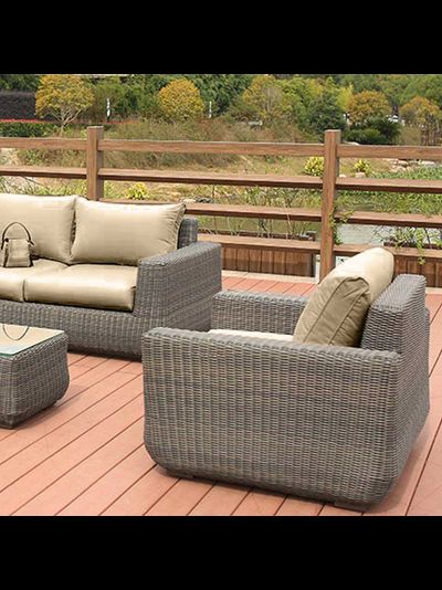 Комплект мебели из иск. ротанга AFM-4018B Grey