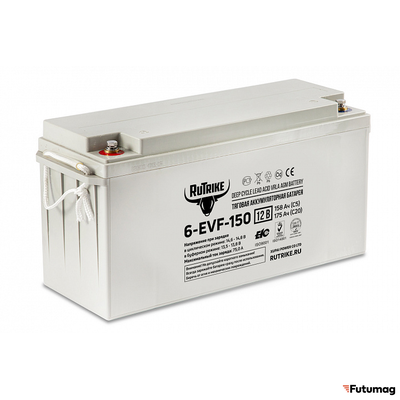 Тяговый аккумулятор RuTrike 6-EVF-150 (12V150A/H C3)