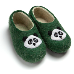 Купить детские войлочные тапочки «Панда»